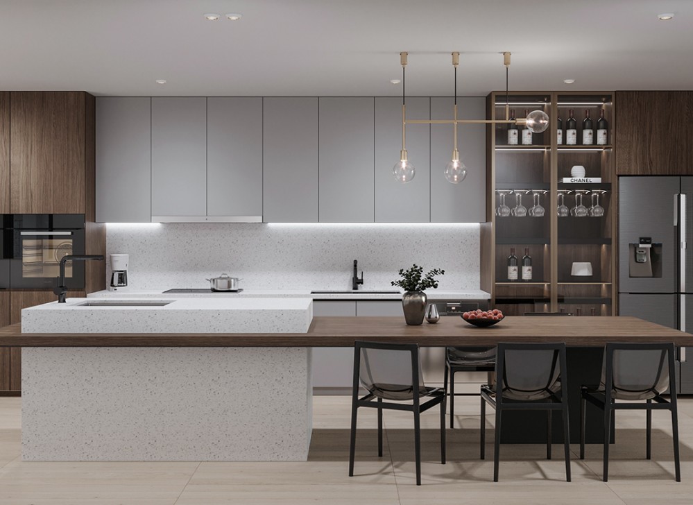 Luxury Kitchen - Không gian bếp hiện đại sang trọng